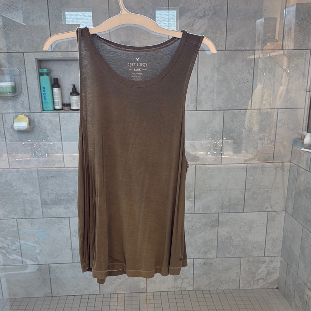 Soft & Sexy Brown Tank Top